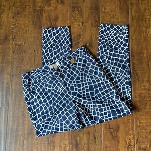 Michael Kors dress pants in navy and white size 6